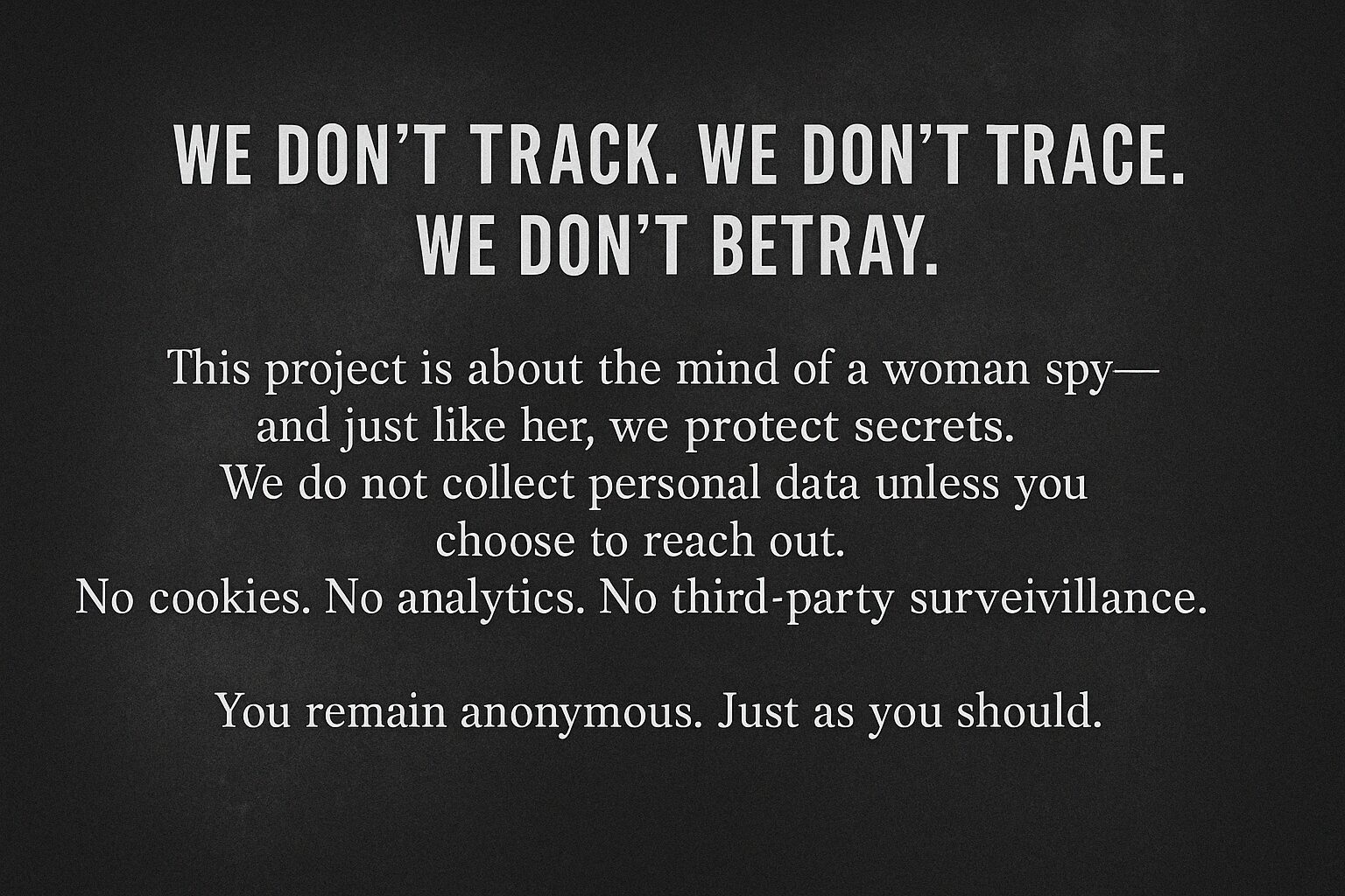 privacy policy