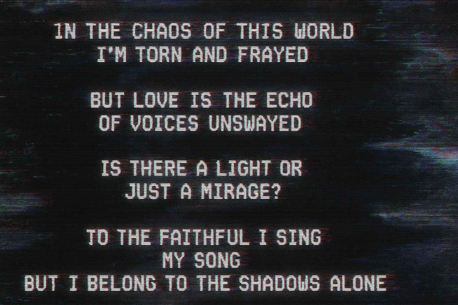 Echoes in the Glitch: Belonging to the Shadows