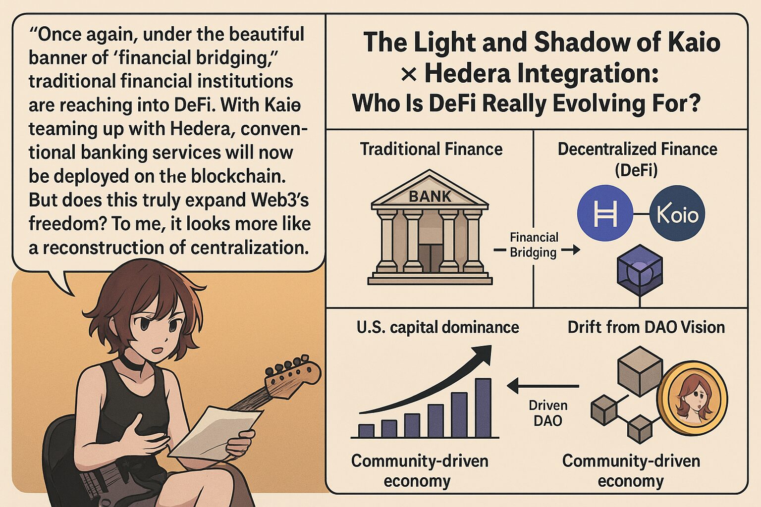 The Light and Shadow of Hedera×Kaio Integration: Who is DeFi Evolving For?