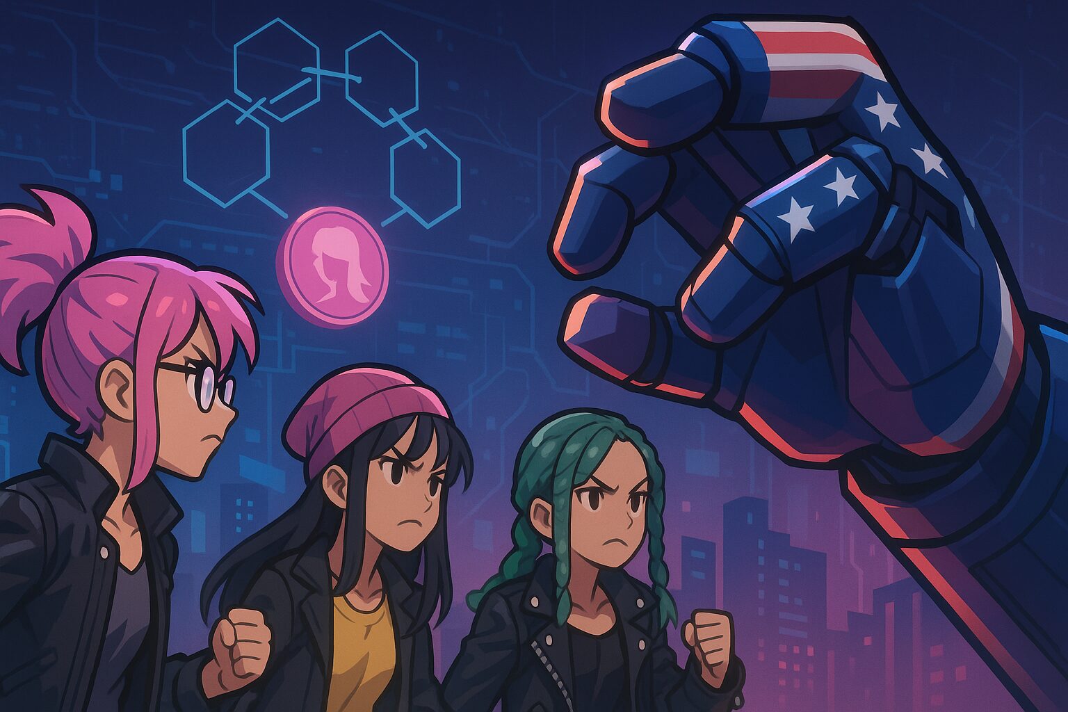 米資本のWeb3支配に抗う：PGirlsChainとPGirlsが切り開く真のDAO未来